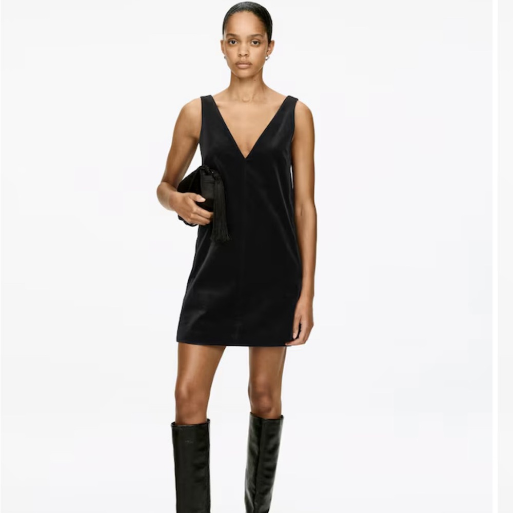 NWT Arket Mini Velvet Dress